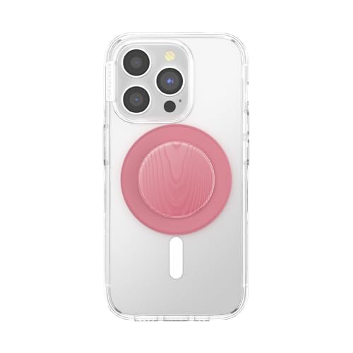 PopSockets Phone Grip for MagSafe, Magnetic Holder- Alum Moire Putty - color: Alum Moire Putty, style: MagSafe