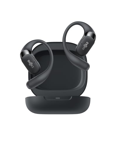 SHOKZ OpenFit 2 Open-Ear Earhook Bluetooth Earbuds, Black,48H Playtime - color: Black, style: Charging：USB-C