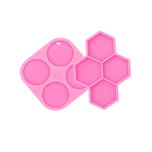 Super Glossy Resin Mold Phone Grip Epoxy Molds, Silicone Molds for Badge Reel DIY Telephone Stands Design (YMDY0533+DY1123) - color: YMDY0533+DY1123