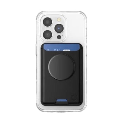 PopSockets Phone Wallet for MagSafe with Grip- Black - color: Black, style: With Grip