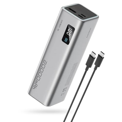 CUKTECH 15 SE Power Bank 20000mAh 65W Laptop Charger, 3-Port USB C Portable Charger, PD 3.0 Fast Charging External Battery Pack for iPhone 16/15/14 Series, Samsung, MacBook, Dell, Steam Deck, and More