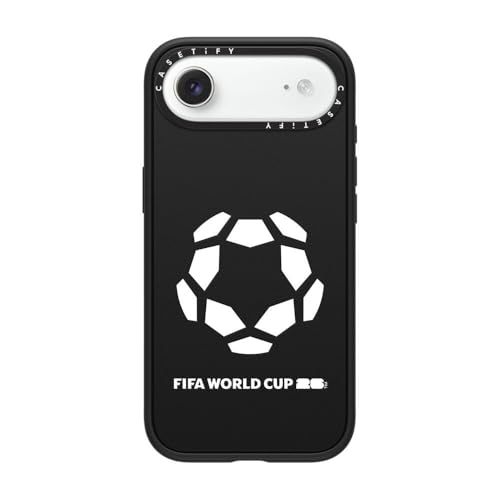 CASETiFY for iPhone Air Case - Impact Compatible with MagSafe | FIFA WORLD CUP 26 CoLab | 8.2 ft. 4x Military Grade Drop Protection | FIFA WORLD CUP 26 FOOTBALL CASE | Matte Black - color: FIFA FOOTBALL - Matte Black Impact, size: Iphone Air (6.5" )