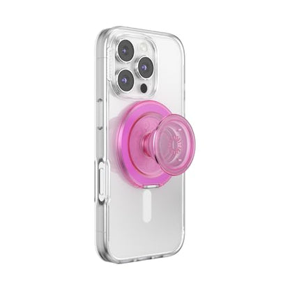 PopSockets Kick-Out Grip for MagSafe, Kickstand- Tranls. Baby Pink - color: Baby Pink, style: MagSafe Kick-Out