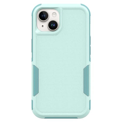 for iPhone 14 / iPhone 13 Case: Dual Layer Protective Heavy Duty Cell Phone Case Shockproof Rugged Bumper Tough with Screen Protector - 16FT Military Grade Drop Tested for iPhone 14 / iPhone 13, Green - color: Mint Green (PC) + Mint Green (TPU)
