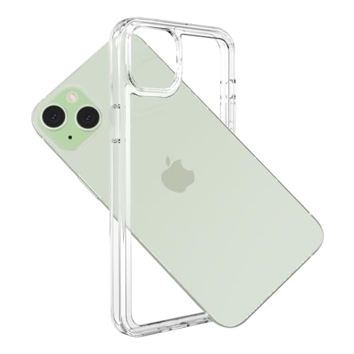 for iPhone 15 Plus Clear Bumper Frame No-Back Case, Slim Fit Ultra-Light Anti-Yellowing Transparent Protection Heat Dissipation Bezel Phone Cover Case 6.7" 2023 - color: Clear, size: iPhone 15 Plus