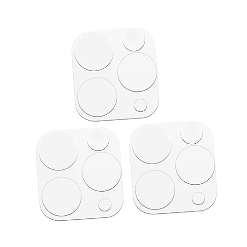 Mipcase 3pcs Pro Screen Protector Tempered Film Scratch-resistant Lens Covers Phone Camera Lens Cover High Light Transmittance Easy Install