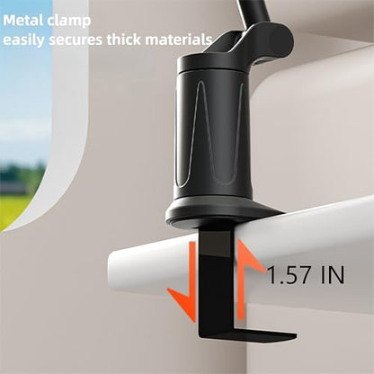 2 Pack Airplane Phone Holder Mount, Magnetic with Manual Twist Clamp