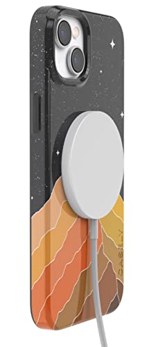 Casely iPhone 14 Plus Case | Night Skies | Mountain Starlight | Compatible with MagSafe | Classic Ultra Slim Design - color: Night Skies | Mountain Starlight