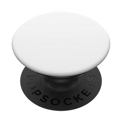 PopSockets Phone Grip with Expanding Kickstand, Adhesive Grip - White on Black - color: White on Black, style: Adhesive