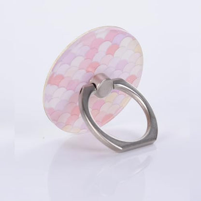 4Pack Cute Phone Ring Holder, Mermaid Scale Sea Shell 360 Rotation Universal Finger Ring Stand Kickstand Grip Mount (Mermaid Scale) - color: Mermaid Scale