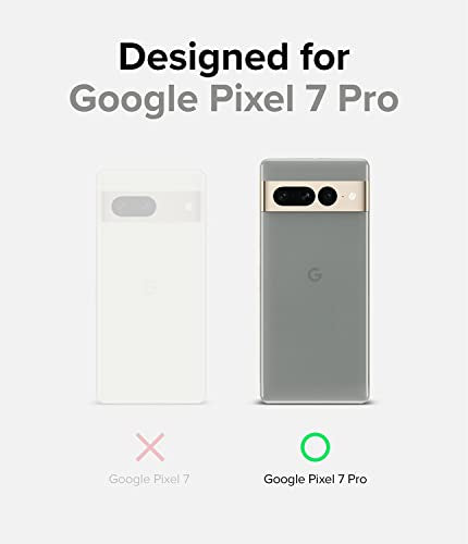 Ringke Fusion for Google Pixel 7 Pro Case [Oil & Dirt Resistant] Anti-Fingerprint Technology Prevents Oily Smudges Phone Cover for Women, Men - Matte Clear | Oil & Dirt Resistant, Anti-Fingerprint Technology Prevents Oily Smudges, Frosted Coating Feels Ve