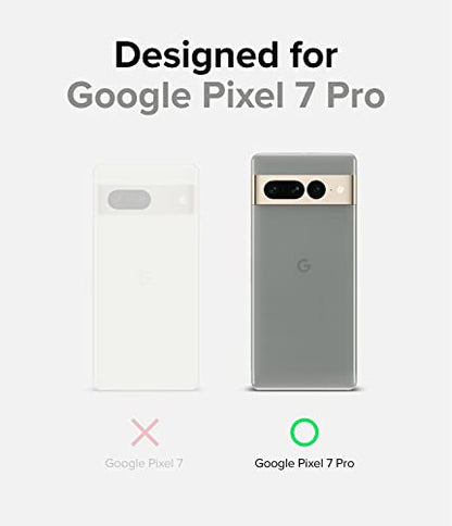 Ringke Fusion for Google Pixel 7 Pro Case [Oil & Dirt Resistant] Anti-Fingerprint Technology Prevents Oily Smudges Phone Cover for Women, Men - Matte Clear | Oil & Dirt Resistant, Anti-Fingerprint Technology Prevents Oily Smudges, Frosted Coating Feels Ve