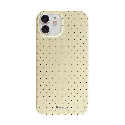 inewateri Compatible with iPhone 11 Case with Cute Fashion Polka Dot Aesthetics Design Simple Cases for Soft TPU Slim Protection Cover-Lemon-Yellow - color: Yellow, size: iPhone 11