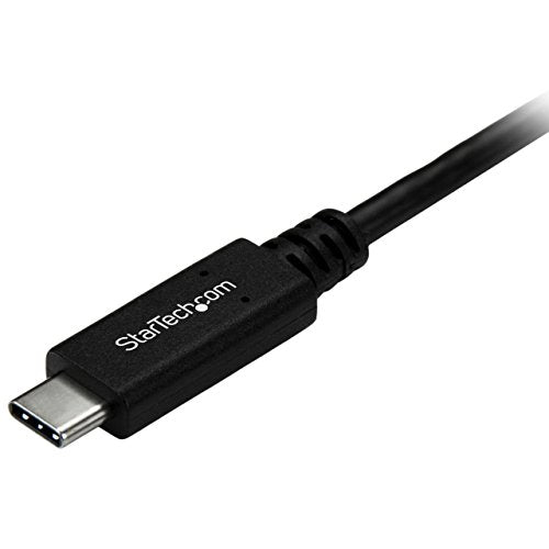 StarTech.com USB to USB C Cable – 1m / 3 ft – 5Gbps – USB A to USB C – USB Type C – USB Cable Male to Male – USB C to USB (USB315AC1M),Black - size: 3 ft / 1m, style: USB 3.0 - C to A