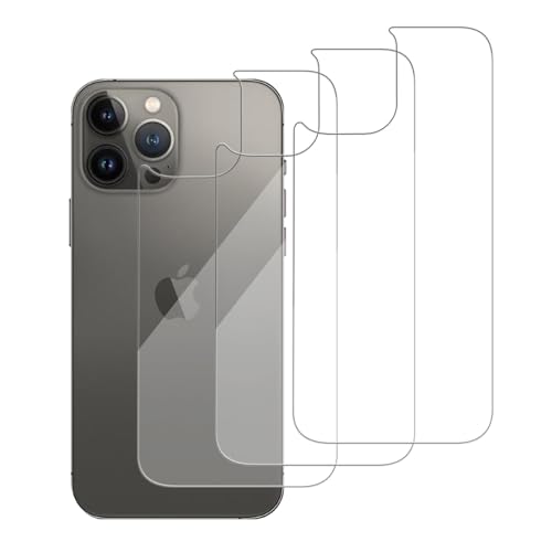 3 Pack Glass Back Screen Protector for iPhone 13 Pro Max [6.7 Inch ] - size: iPhone 13 Pro Max