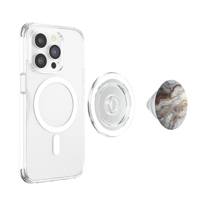 Marble Pattern PopSockets PopGrip for MagSafe - style: Magnetic PopGrip