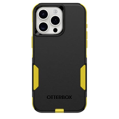 OtterBox iPhone 15 Pro Max (Only) - Commuter Series Case - Night (Black & Yellow) - Slim & Tough - Pocket-Friendly - with Port Protection - color: Black & Yellow