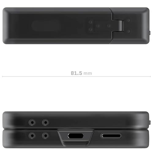 Ghostek Covert Clear Flip 7 Case with Built-in Kickstand, MagSafe and Full Hinge Protection Designed for 2025 Samsung Galaxy Z Flip7 (6.9") (Smoke Matte) - color: Smoke Matte, size: Galaxy Z Flip 7