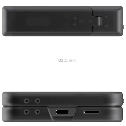 Ghostek Covert Clear Flip 7 Case with Built-in Kickstand, MagSafe and Full Hinge Protection Designed for 2025 Samsung Galaxy Z Flip7 (6.9") (Smoke Matte) - color: Smoke Matte, size: Galaxy Z Flip 7