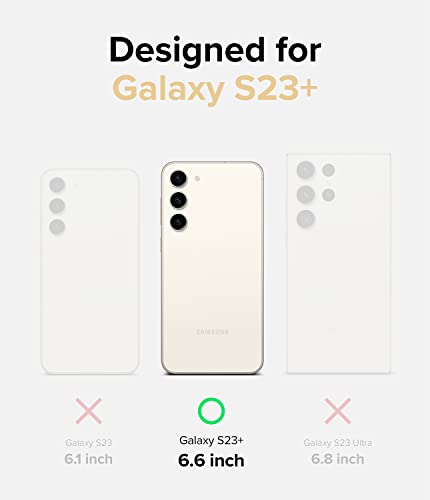 Ringke for Samsung Galaxy S23 Plus Case [Fusion Matte Clear] | Oil & Dirt Resistant, Anti-Fingerprint Technology Prevents Oily Smudges, Frosted Coating Feels Velvety Soft - size: Galaxy S23 Plus