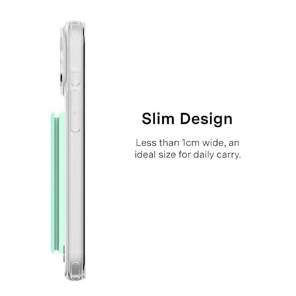 VELVET CAVIAR compatible with MagSafe Wallet - Magnetic Card Holder - color: Mint Jelly