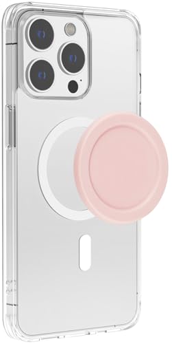 metisinno Magnetic Base Basic Compatible with PopSocket Phone Grips and iPhone MagSafe Cases, Pink - color: Pink, style: Base Basic