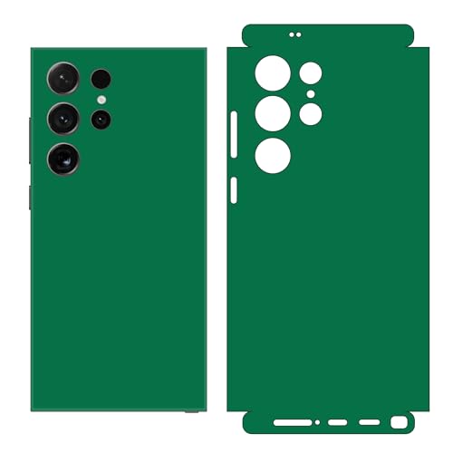 2 Pack Skin Wraps Compatible with Samsung Galaxy S24 Ultra (Green) - color: Green