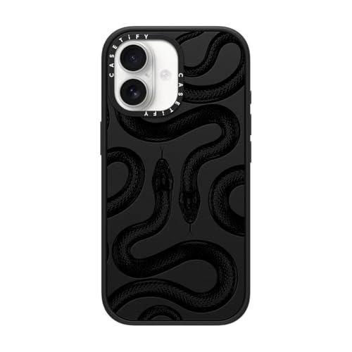 CASETiFY for iPhone 17 Case - Impact Compatible with MagSafe | 8.2 ft. 4x Military Grade Drop Protection | Black Kingsnake | Matte Black - color: Black Kingsnake, size: Iphone 17 (6.3")