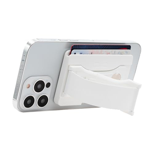 LOVEHANDLE Wallet for MagSafe + Kickstand - White - color: White