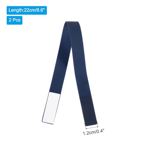 MECCANIXITY Phone Grip Strap Wrist Strap Silicone Cord Midnight Blue 2Pcs - color: Midnight Blue