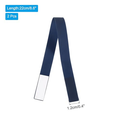 MECCANIXITY Phone Grip Strap Wrist Strap Silicone Cord Midnight Blue 2Pcs - color: Midnight Blue