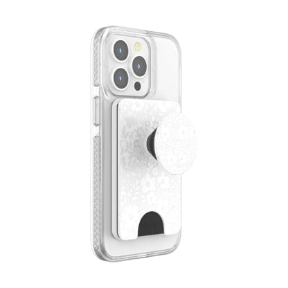 PopSockets Phone Wallet for MagSafe with Grip- Blanc Fresh - color: Blanc Fresh, style: MagSafe