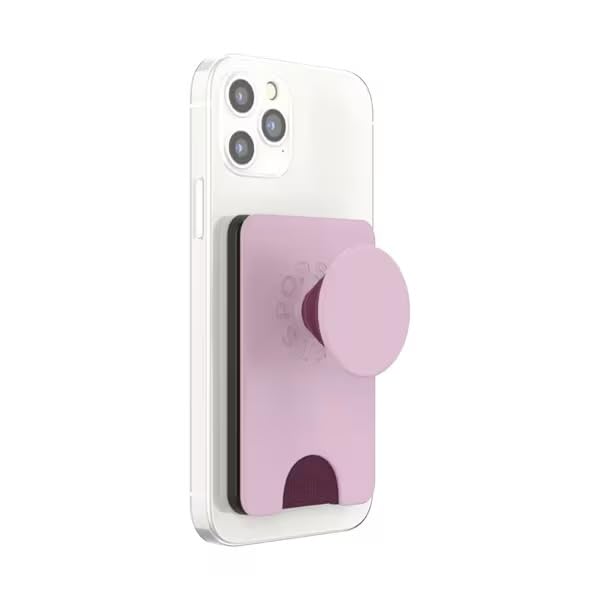 PopSockets Phone Wallet for MagSafe with Grip- Blush Pink - color: Blush Pink, style: MagSafe