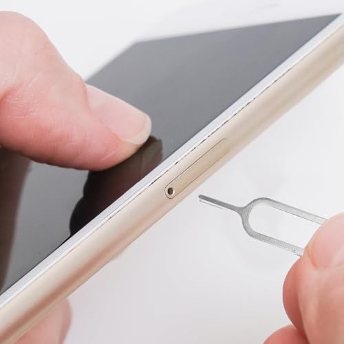 500pcs Sim Card Ejector Pins Silver for Mobile Device Users