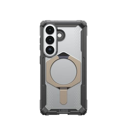 URBAN ARMOR GEAR UAG for Samsung Galaxy S26 Case 6.3" with Kickstand Plasma XTE - Magnetic Charging Compatible Transparent Rugged Military Drop Tested Protective Cover, Ash/Titanium - color: Plasma XTE - Ash/Titanium