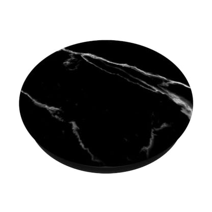 Elegant Black Marble-Look - Black Grey White - Simple Modern PopSockets PopGrip: Swappable Grip for Phones & Tablets PopSockets Standard PopGrip - style: Standard