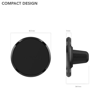 Rokform Dual Magnet Vent Phone Mount, Super Grip Clip (Black)