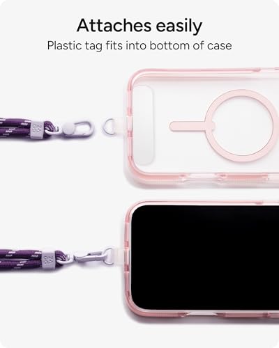 ZAGG Crossbody Lanyard for Phone Cases with Lanyard Attach Points - color: Plum Purple