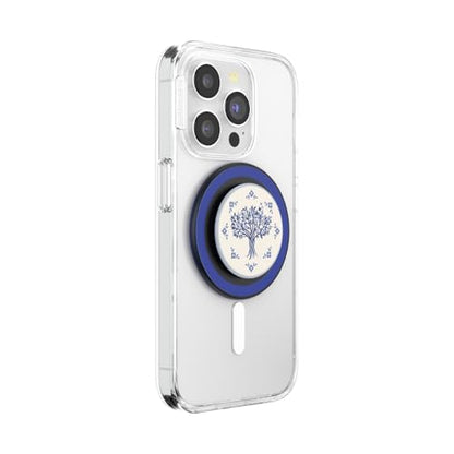 PopSockets Phone Grip for MagSafe, Magnetic Holder- Olive Tree Tile - color: Olive Tree, style: MagSafe