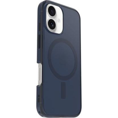 OtterBox Symmetry Series Clear MagSafe Case for iPhone 16, Shockproof, Drop Proof, Protective Thin Case, 3X Tested to Military Standard, Clear/Blue - color: Clear/Blue, size: iPhone 16, style: Case only