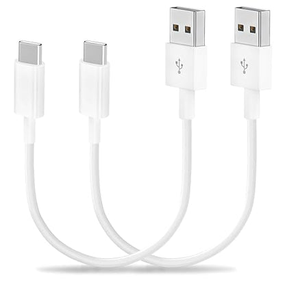 Short iPhone 15/16/17 CarPlay Cable 1.15ft [2-Pack] – USB A to USB C Fast Charging Cord for Apple iPhone Pro/Max/Air, Android Auto Charger for Samsung Galaxy S24/S23, Google Pixel, Z Flip - style: USB to USB-C 1.15 ft