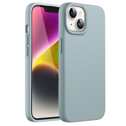 JETech Silicone Case for iPhone 14, Succulent | Silky Soft Touch, Shockproof Protection, Scratch Resistant, Microfiber Lining - color: Succulent, size: iPhone 14