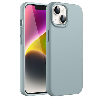 JETech Silicone Case for iPhone 14, Succulent | Silky Soft Touch, Shockproof Protection, Scratch Resistant, Microfiber Lining - color: Succulent, size: iPhone 14