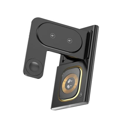 Charging Stand for Phone 16 15 14 13 12 11 Watch 10 9 8 7 6 5 4 3 2 and Earphone 4 3 2 Multiple Device Charging - color: black