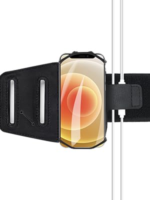 Newpponn Cell Phone Holder Armband - Reflective & Adjustable Wristband Strap Arm Bands Case Compatible with iPhone 16 15 14 13 12 Mini Pro Max Plus Samsung Galaxy Pixel for Workout Exercise Sports - color: Blue Armband