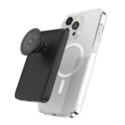 PopSockets PowerPack Phone Charger with MagSafe- Black - color: Black