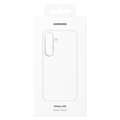 Samsung Galaxy S25 Clear Phone Case, Transparent Protective Cover, Sleek and Smooth Design, Durable, US Version, EF-QS931CTEGUS - color: Clear, style: Galaxy S25