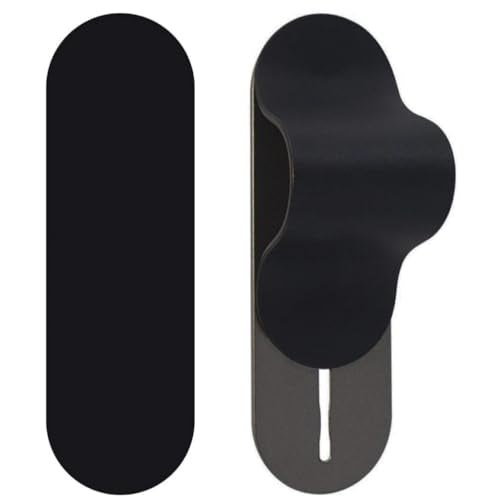 Multiband Original Phone Grip, Secure Hand Strap Holder, Slim Fashionable Finger Loop Selfie Grip, Phone Stand Compatible with Most Smartphones - Matte Black