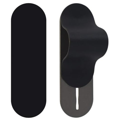 Multiband Original Phone Grip, Secure Hand Strap Holder, Slim Fashionable Finger Loop Selfie Grip, Phone Stand Compatible with Most Smartphones - Matte Black