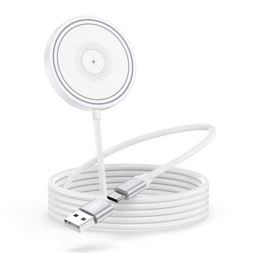 Magnetic Wireless Charger 15W Fast Charging Pad for Samsung S26 Ultra S26+ - color: White
